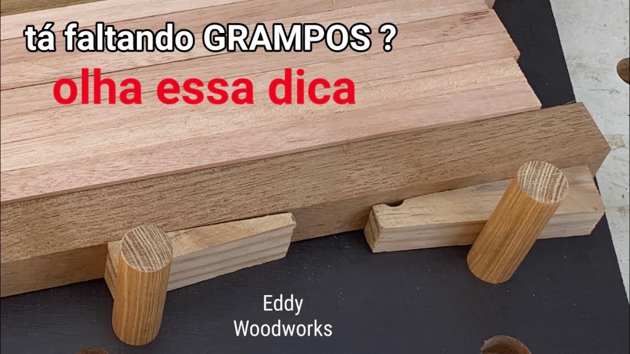 152 - Colando madeiras, sem usar grampos