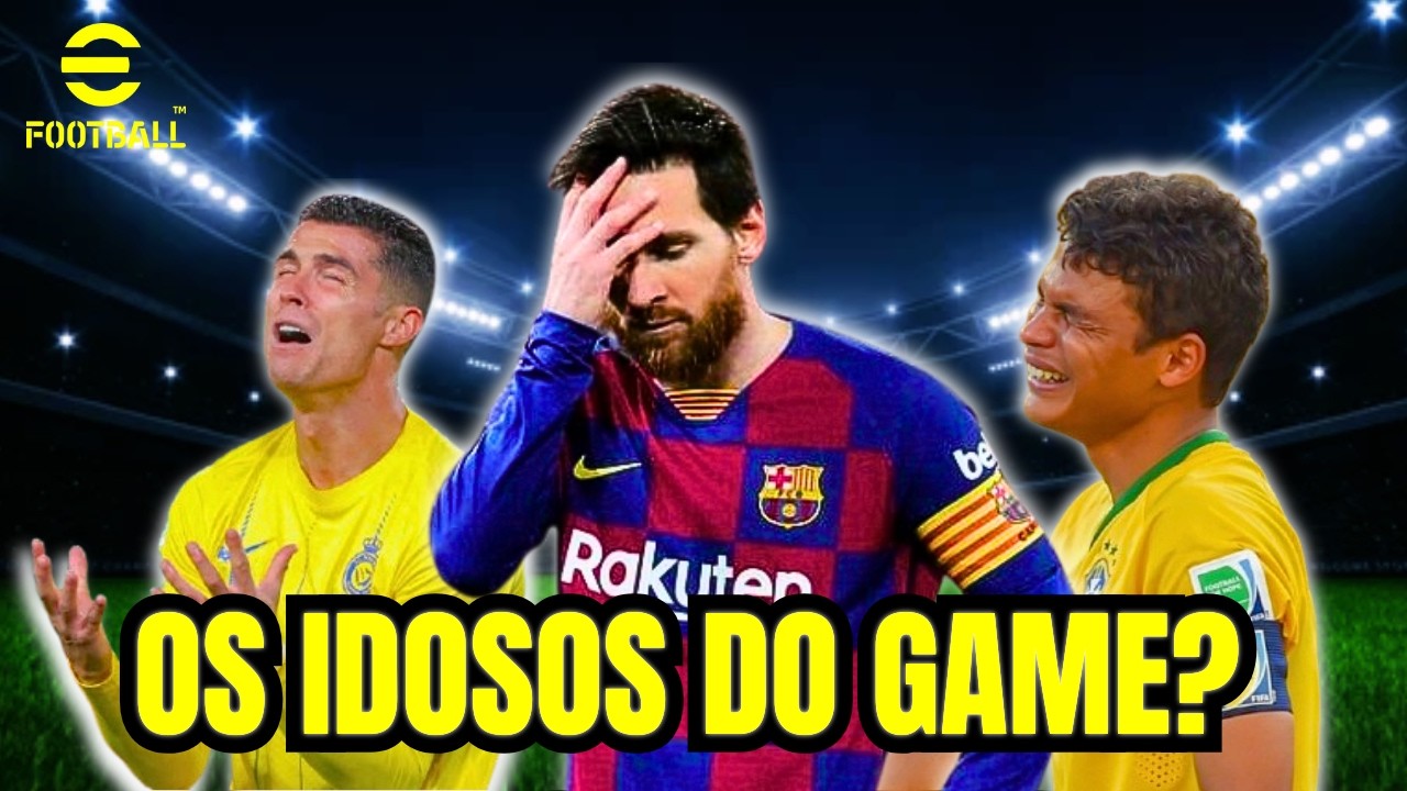 Conseguimos vencer com um time SÓ de VETERANOS no eFootball 2026?