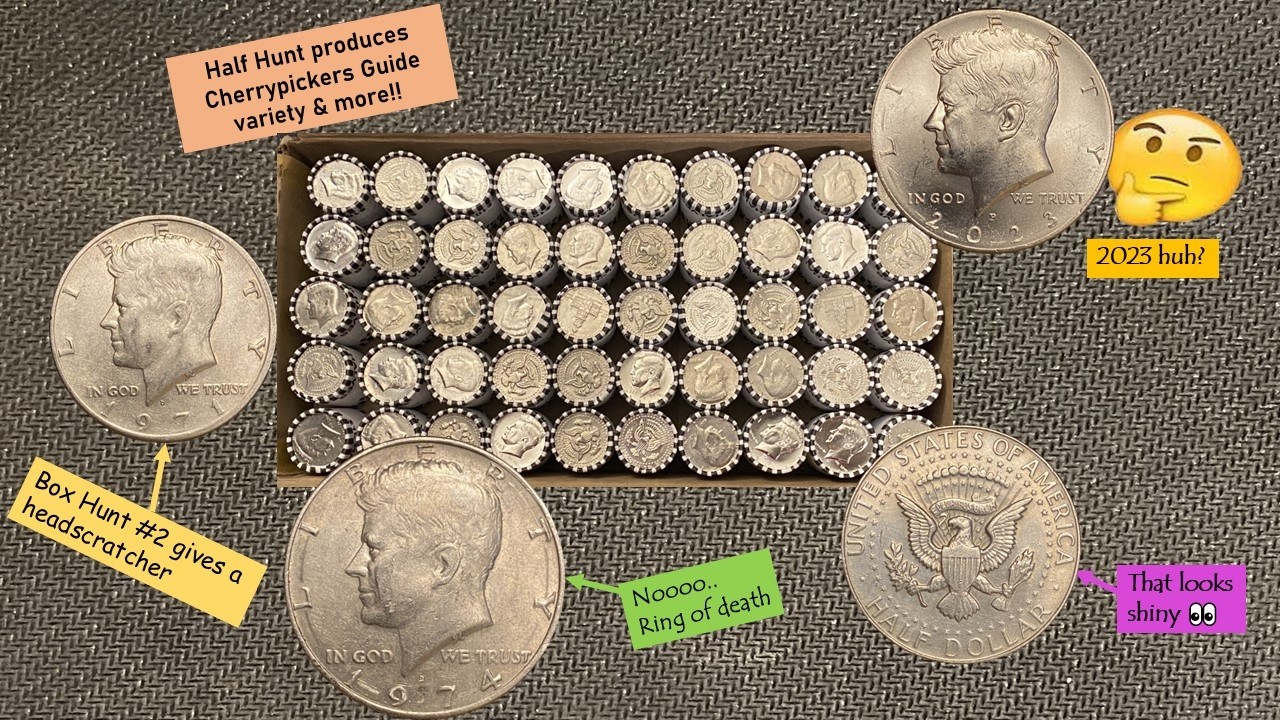 2026 Half Dollar Box Hunt #2 - Varieties Found including Cherry Pickers Guide listing!!