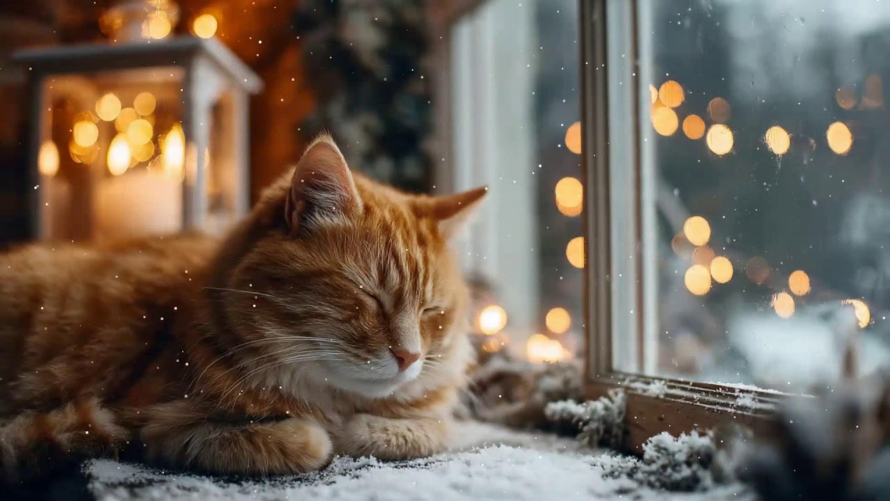 Relaxing Midnight Jazz Music to Help Your Sleeping Cats Rest and Relieve Anxiety Mood 🐱