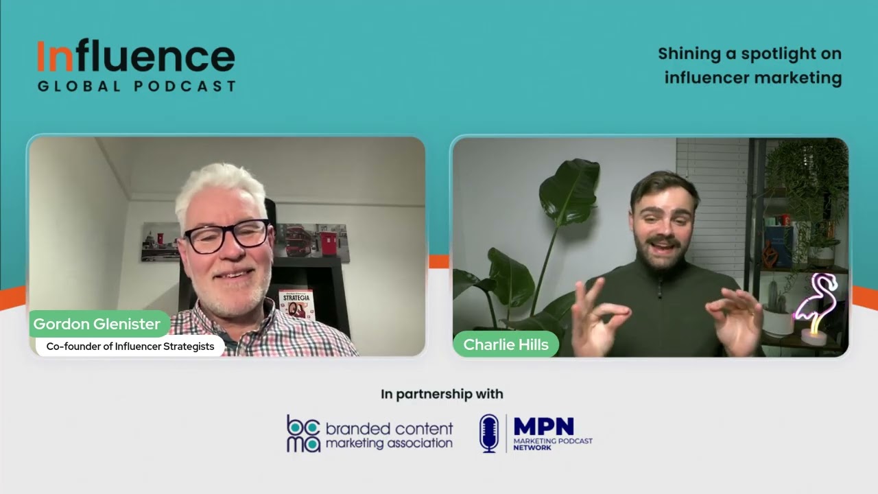 Influence Global Podcast: How Influencer Creator Grew To An Audience Of Over 180k Ft. Charlie Hills