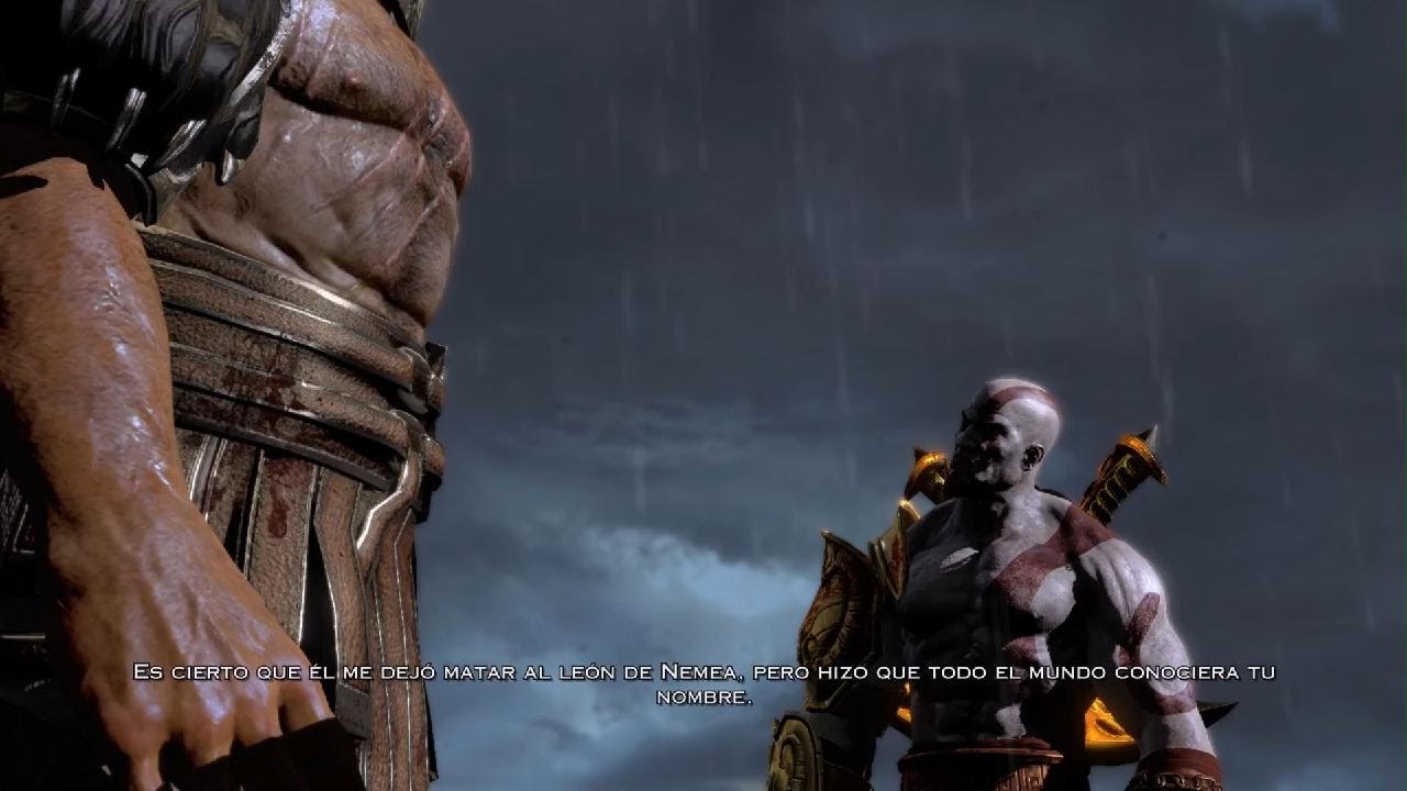 Kratos contra hercules GOD OF WAR 3 REMASTERED