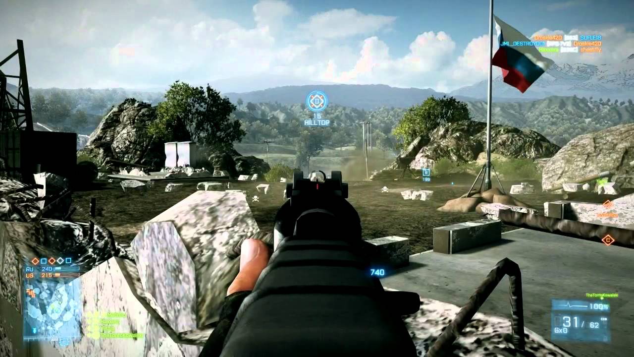 Battlefield 3: 70+ Kills Caspian Border: Team Communication Highlights