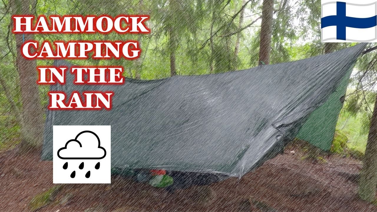 Hiking and Hammocking in the Rain - Liesjärvi National Park, Finland