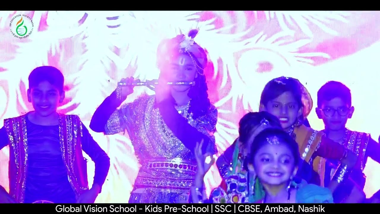 Krishna Janmala | Marathi Krishna Songs | Marathi Bhakti Geet | Annual Gathering 2022| Global Vision