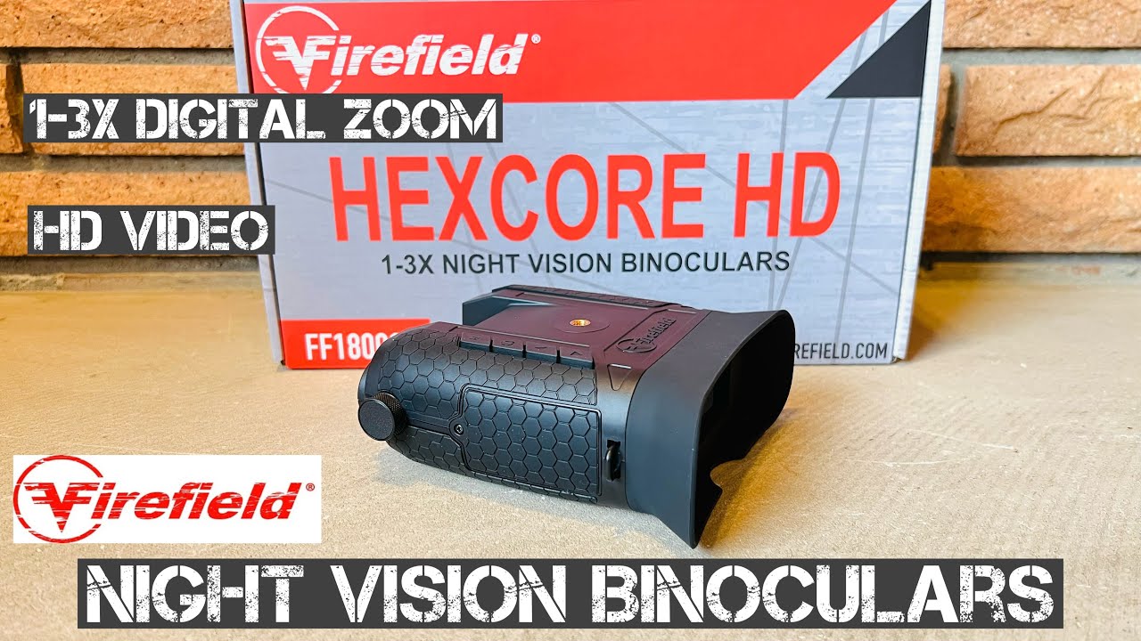 Firefield Hexcore HD 1-3X Budget Night Vision Binoculars (Unboxing, Review, & Demonstration)