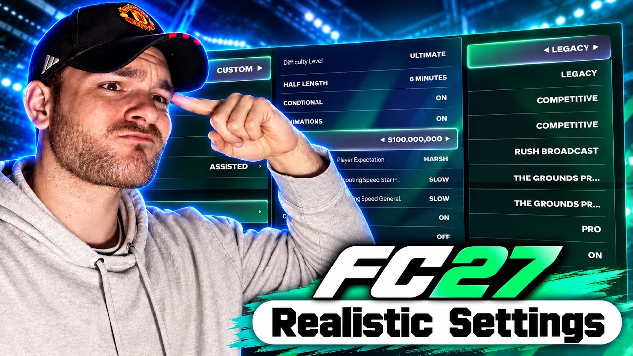 These Are The BEST Realistic Settings To Use In EA FC 27