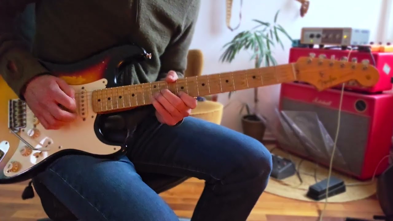 Pounding power ballad - Fender Stratocaster with Marshall Plexi