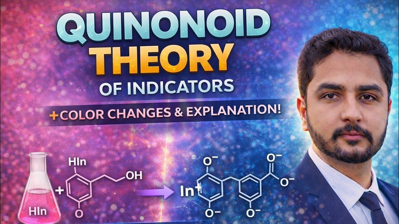 Quinonoid Theory of Indicators | Stability & Color Change Explained by Cogitavers