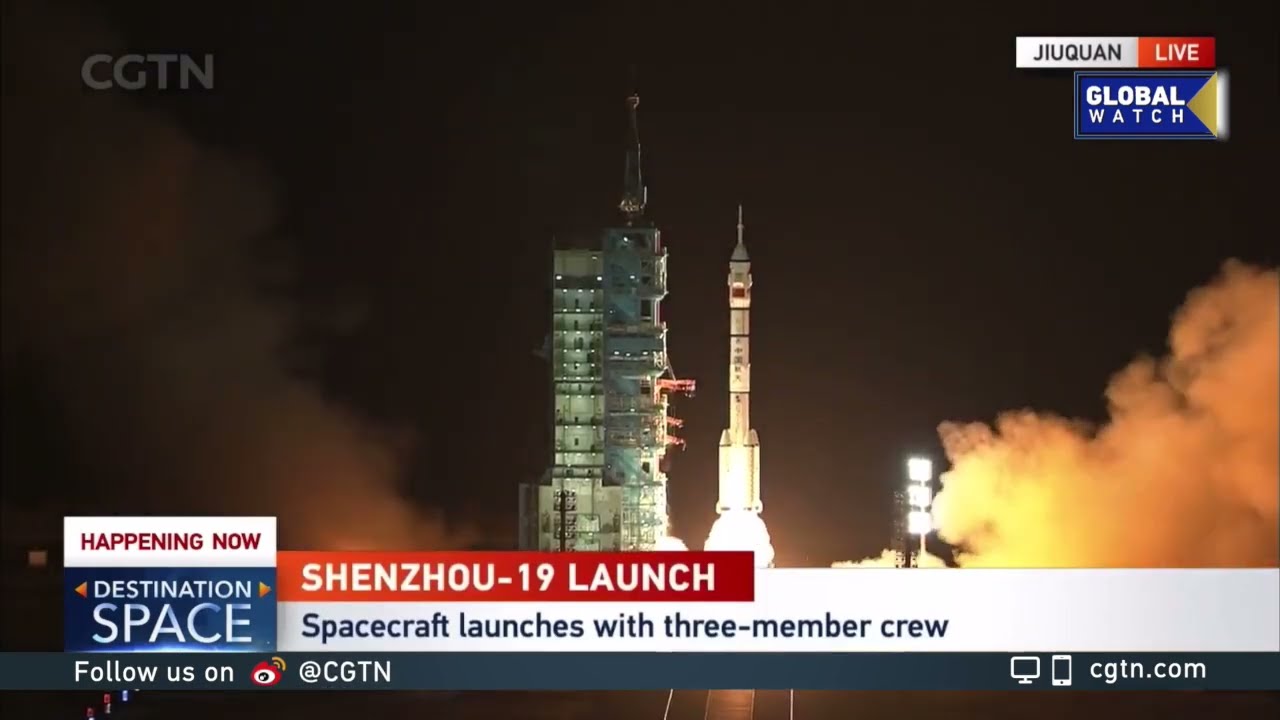 China launches the Shenzhou-19 crewed spaceship on October 30