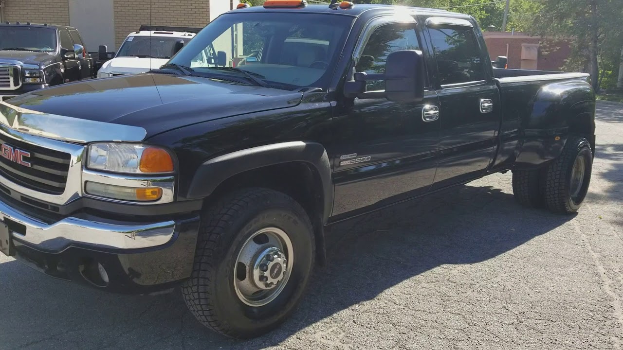 2006 GMC Sierrra 3500 SLT LBZ Duramax 6spd Allison trans, Leather, Sunroof, DVD, LOADED FOR SALE!