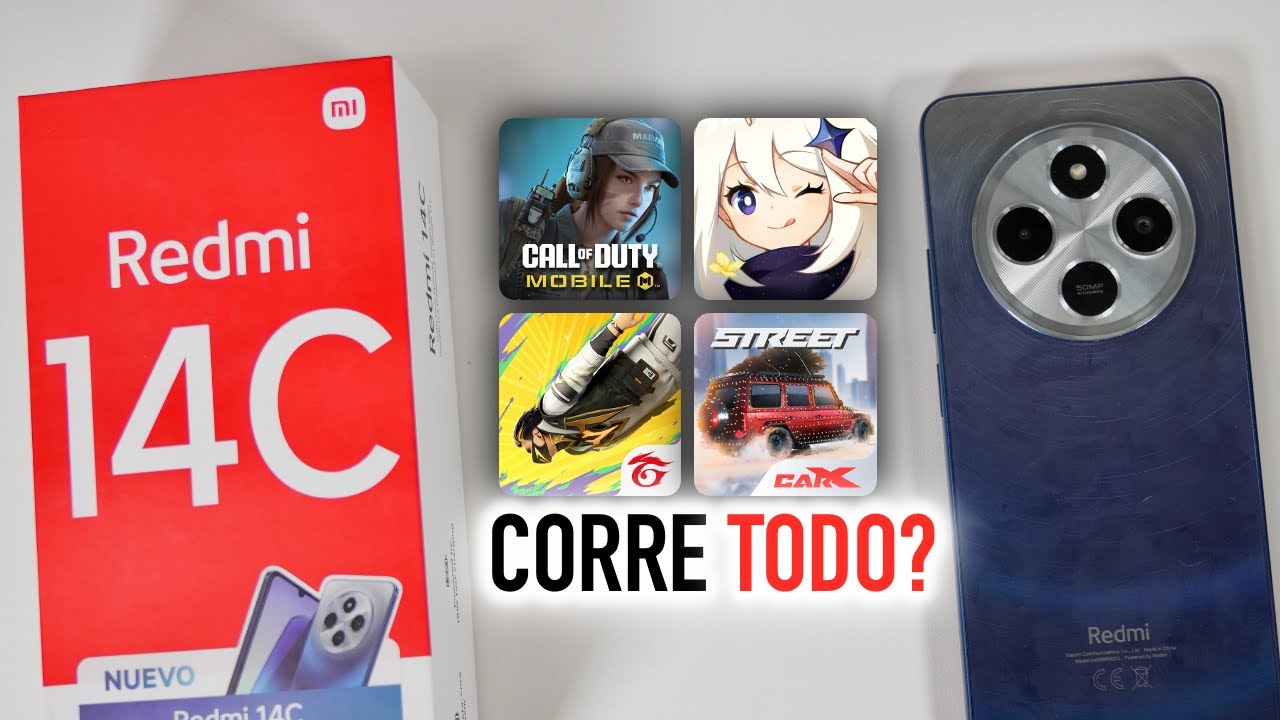 El celular más barato que encontré… ¿Corre juegos o es un pisapapeles? Redmi 14C | Gaming Test