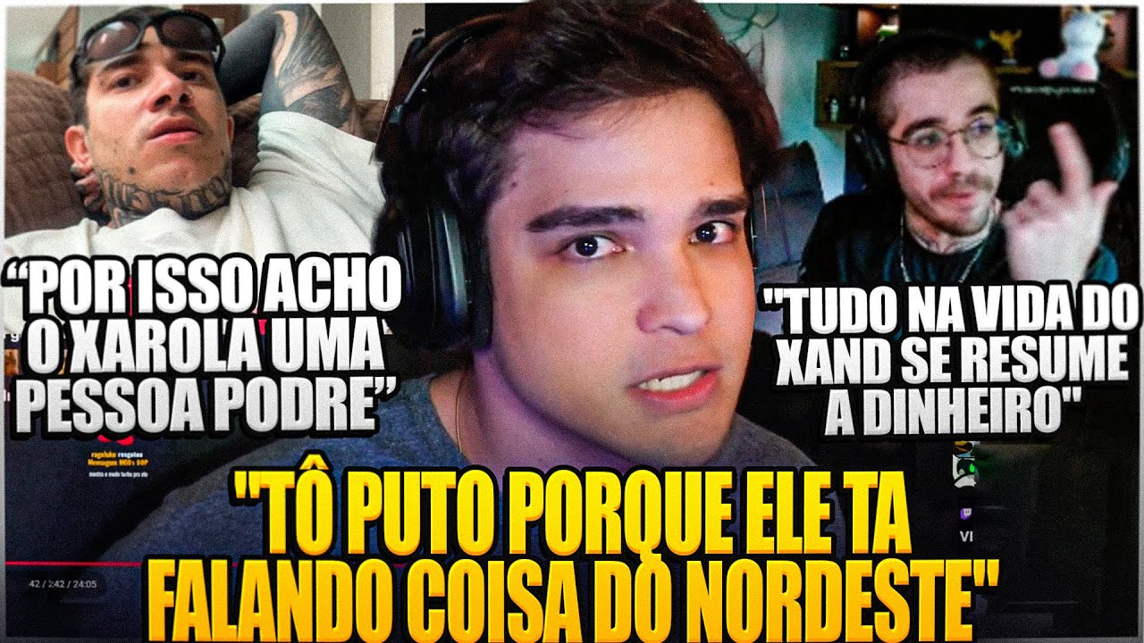 XAROLA SE PRONUNCIA APÓS TAMBÉM SER DETONADO PELO XAND! COREANO REAGIU e OPINOU SOBRE