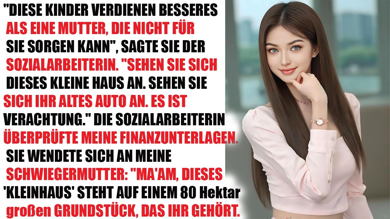 Schwiegermutter meldete mich beim Jugendamt wegen „Armut“ – doch die Sozialarbeiterin