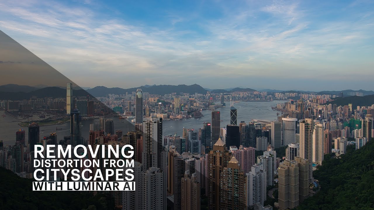 Removing Lens Distortion from Cityscapes with Luminar AI