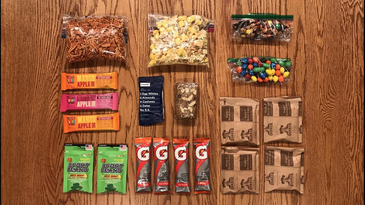 123 calorie/oz. food list for my unsupported FKT thru-hike