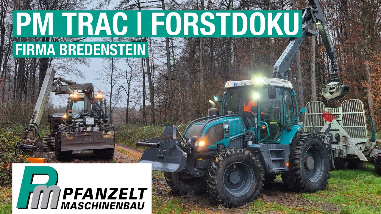 Zwei Pm Trac im Profi-Einsatz | Forstdokumentation | Unterwegs mit der Bredenstein GmbH