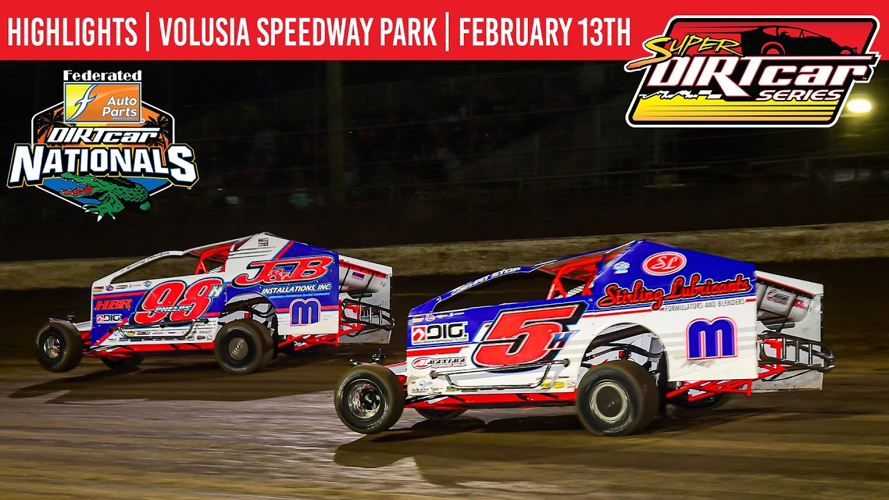 Super DIRTcar Series Big Block Modifieds | DIRTcar Nationals Night #2 | Feb. 13, 2026 | HIGHLIGHTS