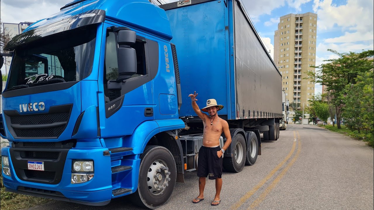 NOVO CAMINHÃO! PEGUEI UM IVECO AZUL ZERO KM
