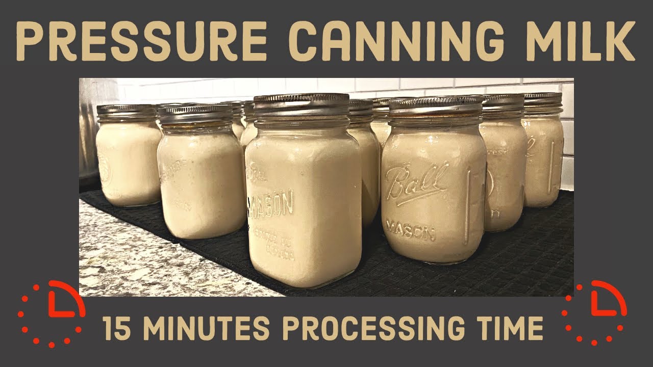 Canning Milk - 15 Minutes Processing Time - Rich Flavour - Rebel Canning
