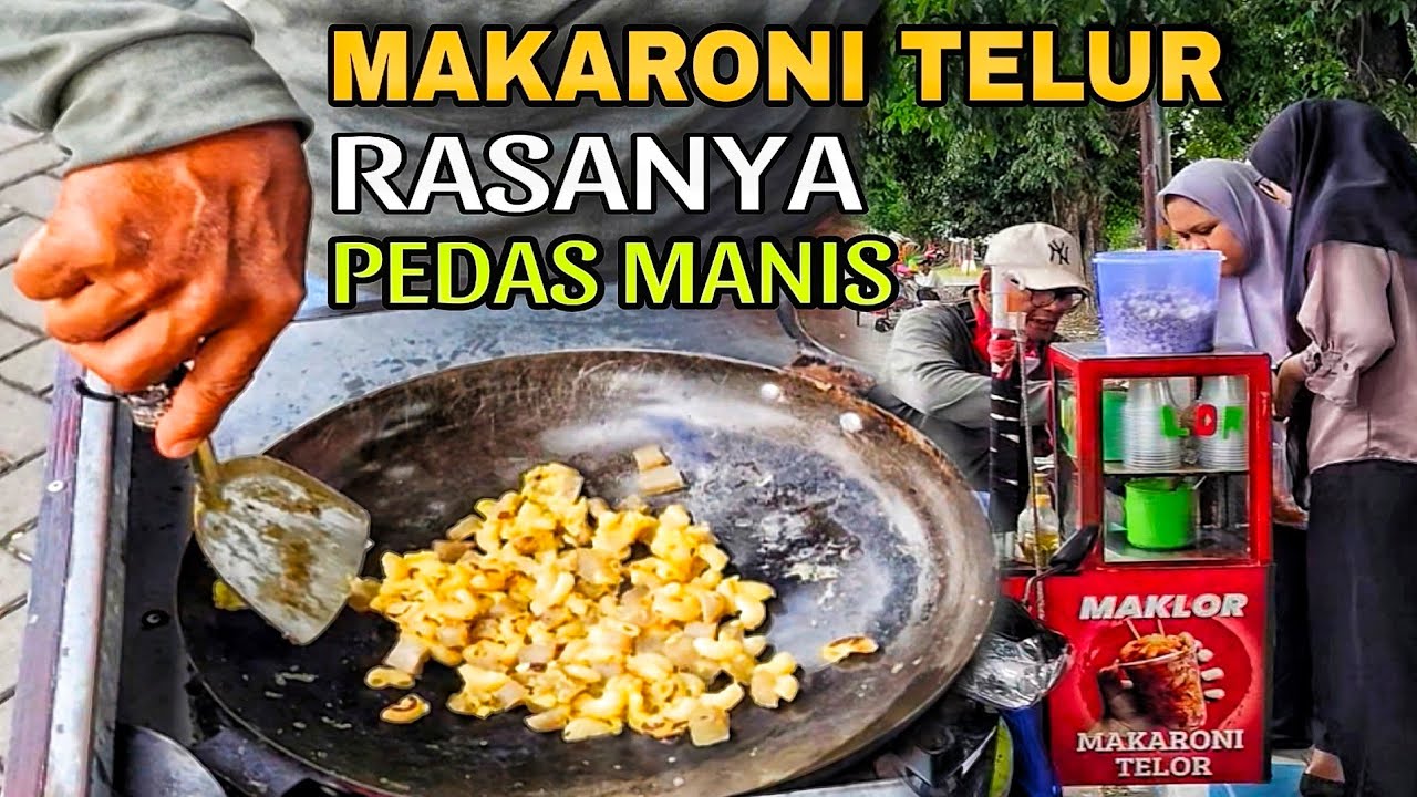 Makaroni/ Maklor Telur Rasanya Pedas Manis