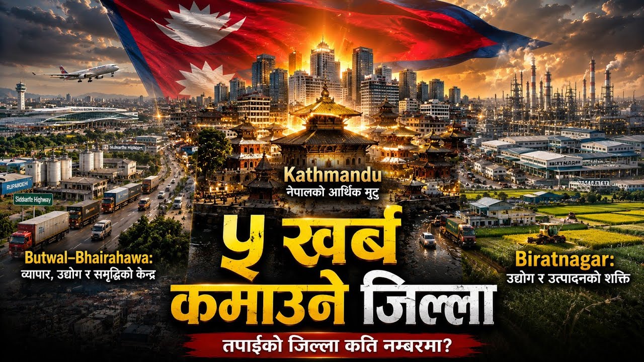 TOP 10 RICHEST DISTRICTS IN NEPAL🇳🇵 तपाईँलाई थाहा थियो?