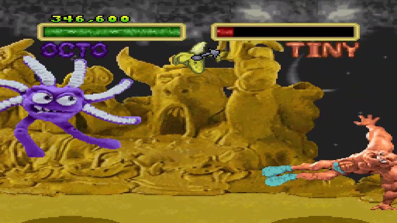 CLAYFIGHTERS 2 - ( SNES ) - [ OCTOHEAD ]  - PLAYTHROUGH