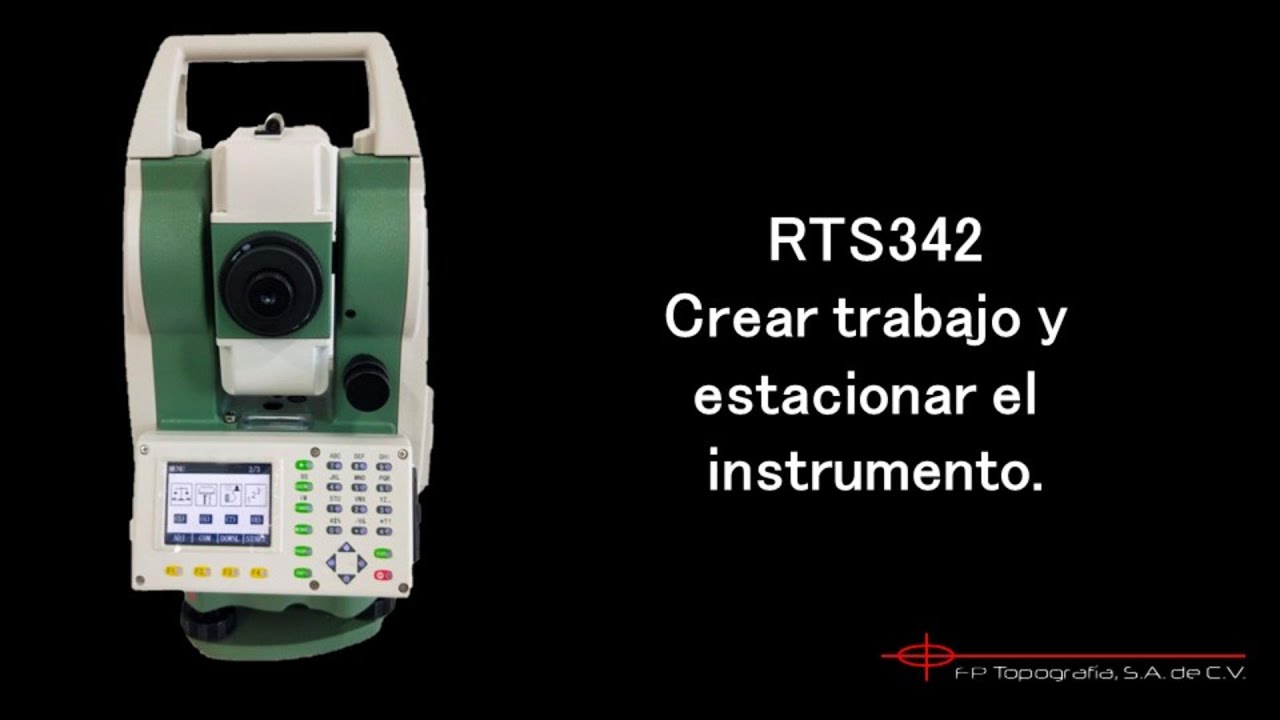 RTS342 - CREAR TRABAJO Y ESTACIONAR EL EQUIPO