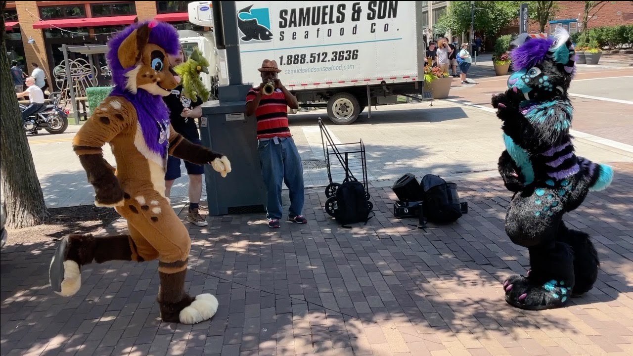 Anthrocon 2022 - Strobes & Gale Frostbane Busting Some Moves!