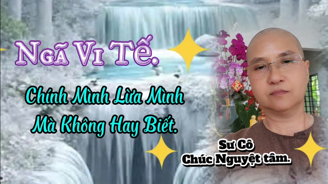 NGÃ VI TẾ...CHÍNH MÌNH LỪA MÌNH MÀ MÌNH KHÔNG HAY BIẾT...SƯ CÔ CHUCNGUYETTAM. 