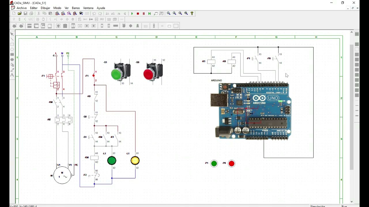 Arranque directo de un motor AC (ARDUINO UNO)