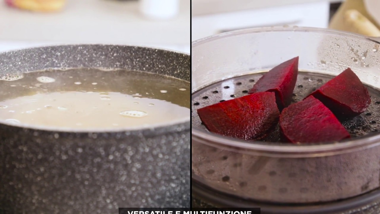 CASSERUOLA CON VAPORIERA