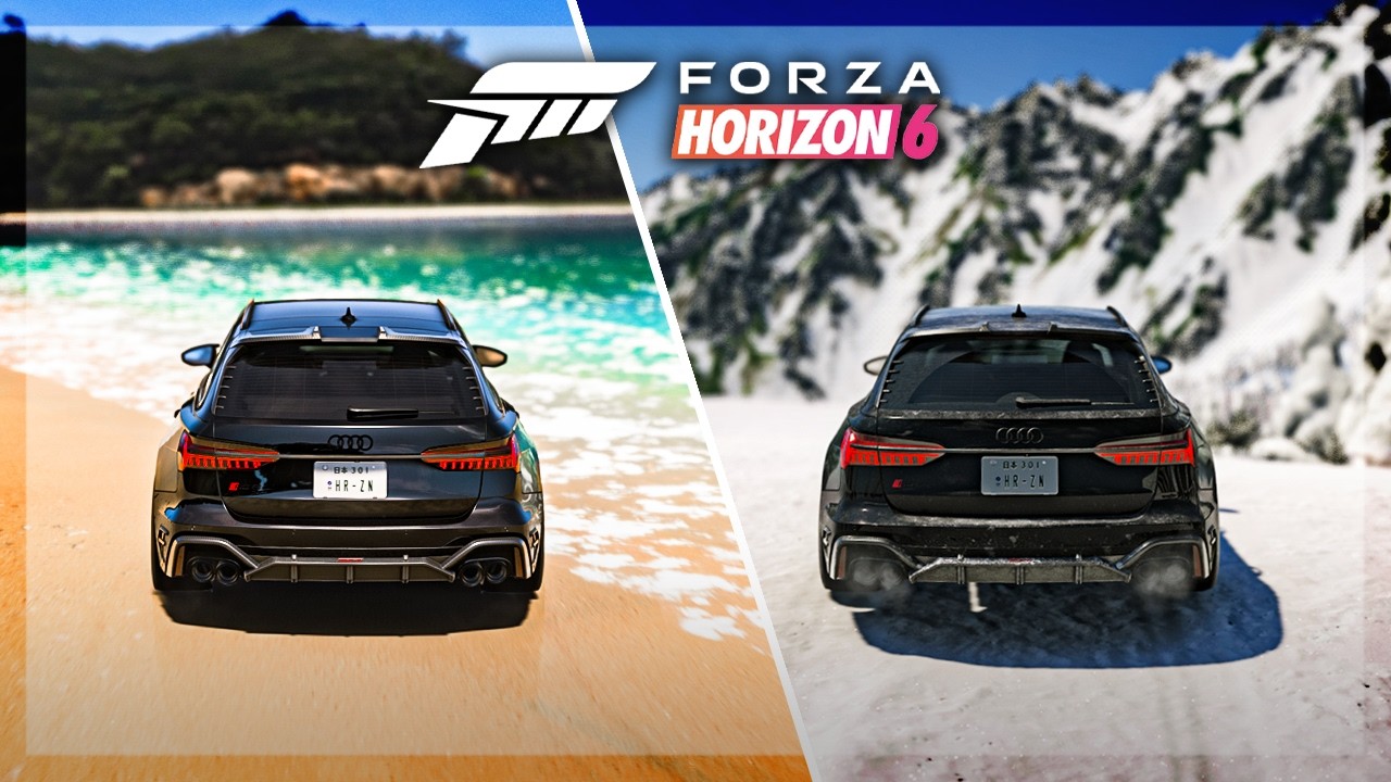 Различные биомы Forza Horizon 6