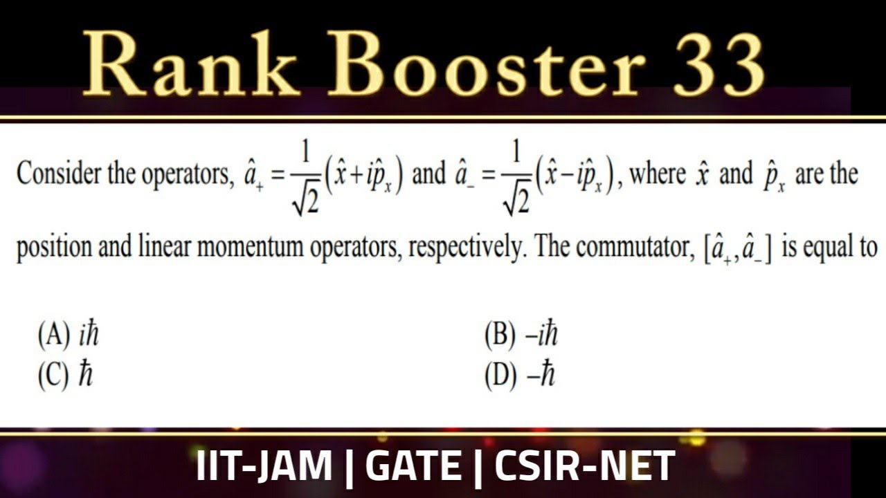 Commutator in quantum|Commutation of operators in quantum chemistry|GATE 2018 quantum question