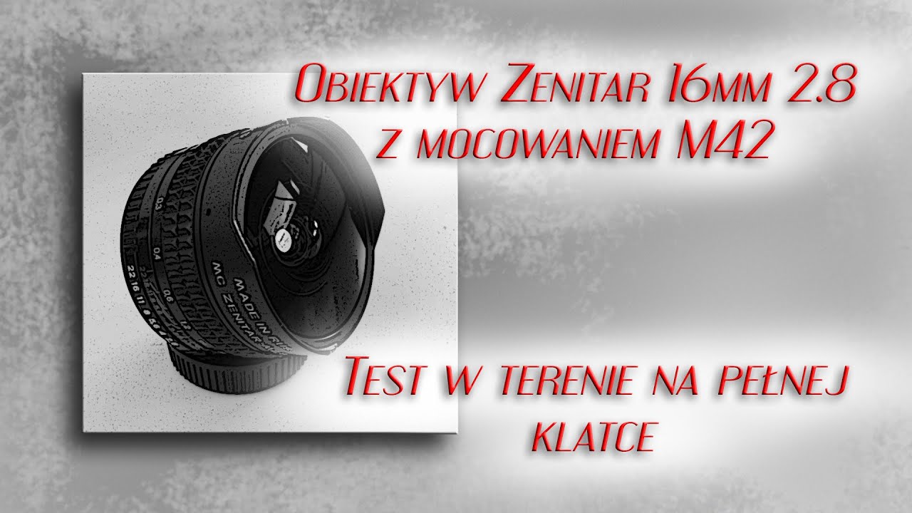 Obiektyw Zenitar 16mm 2.8 z mocowaniem M42