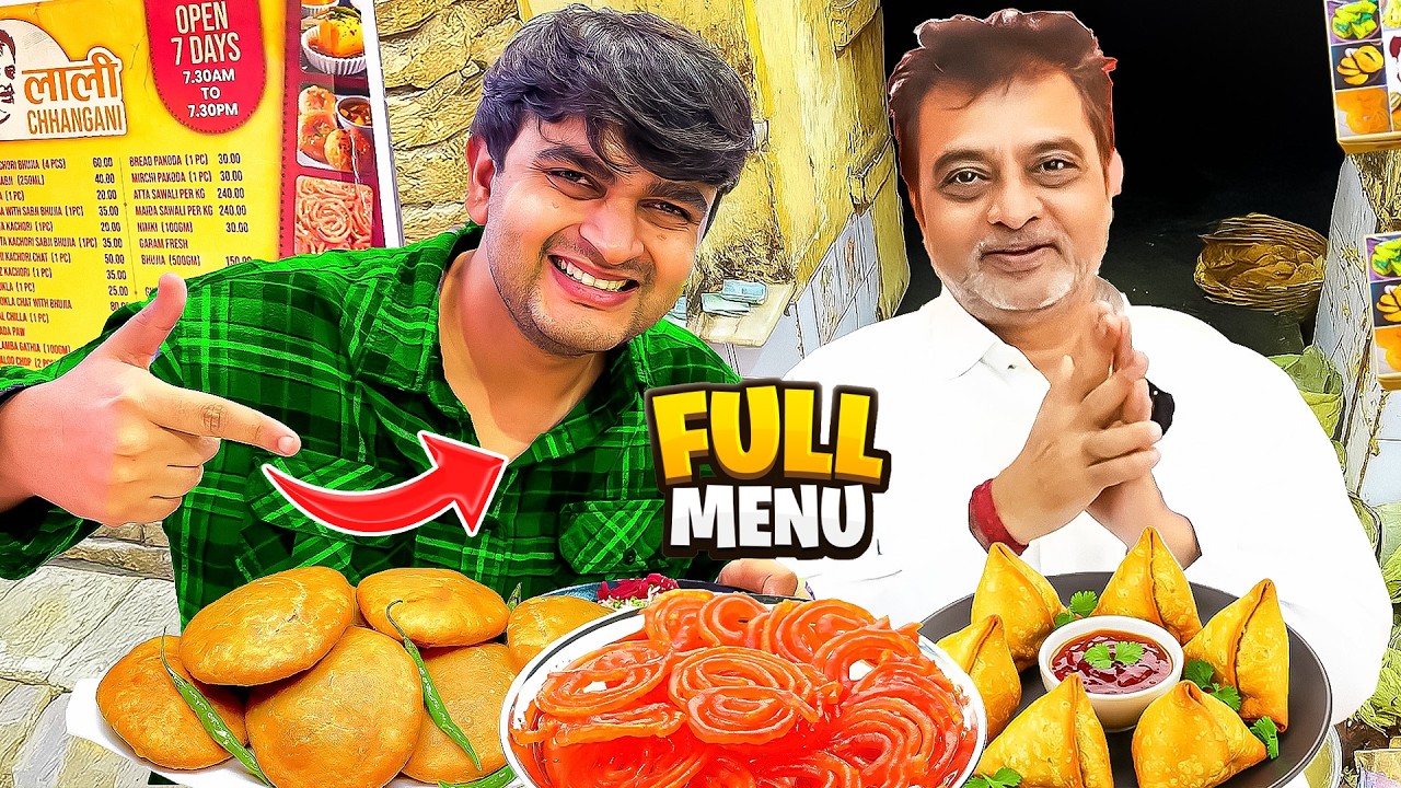 Trying Full Menu of Lali Chhangani Kolkata