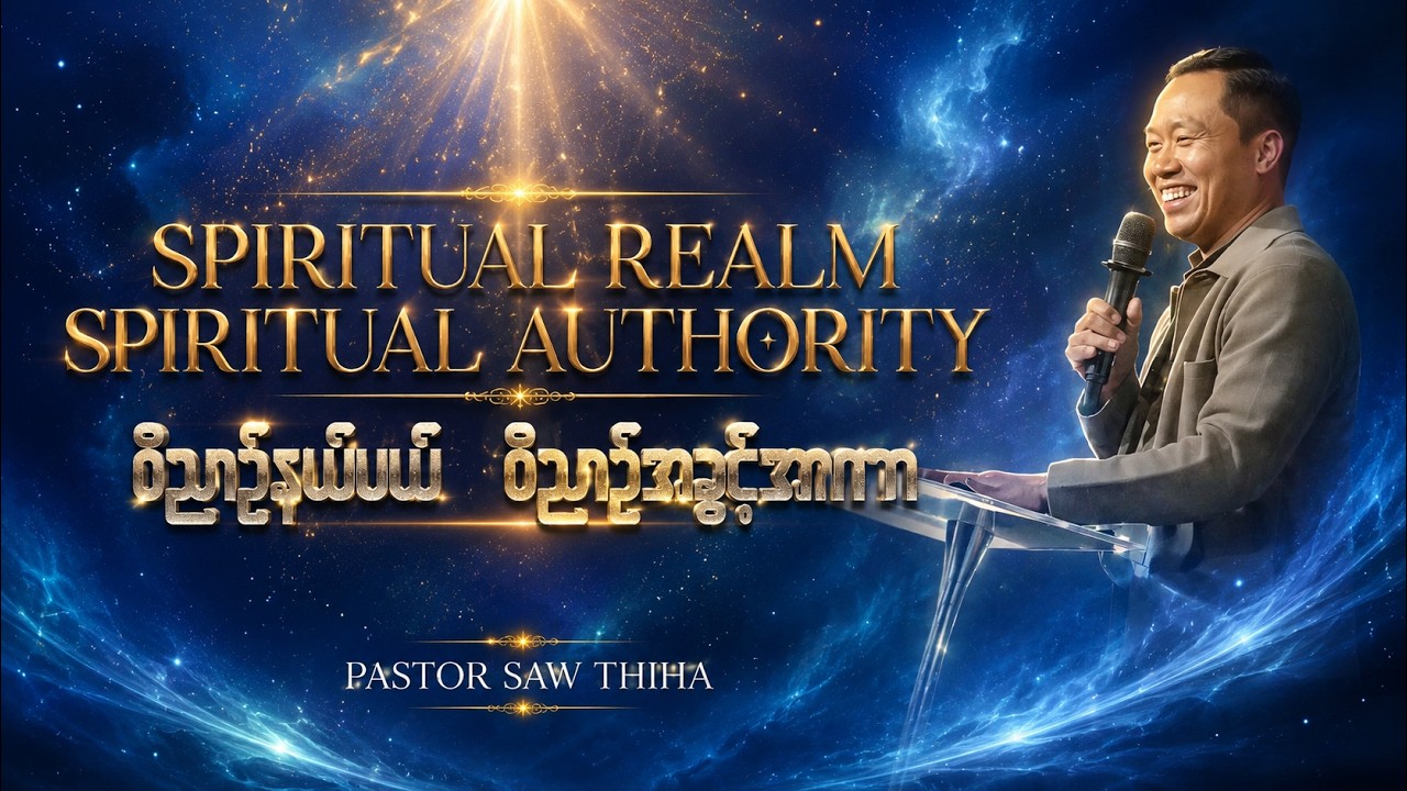 Ps. Saw Thiha | ဝိညာဉ်နယ်ပယ် | ဝိညာဉ်အခွင့်အာဏာ (SPIRITUAL REALMSPIRITUAL AUTHORITY)