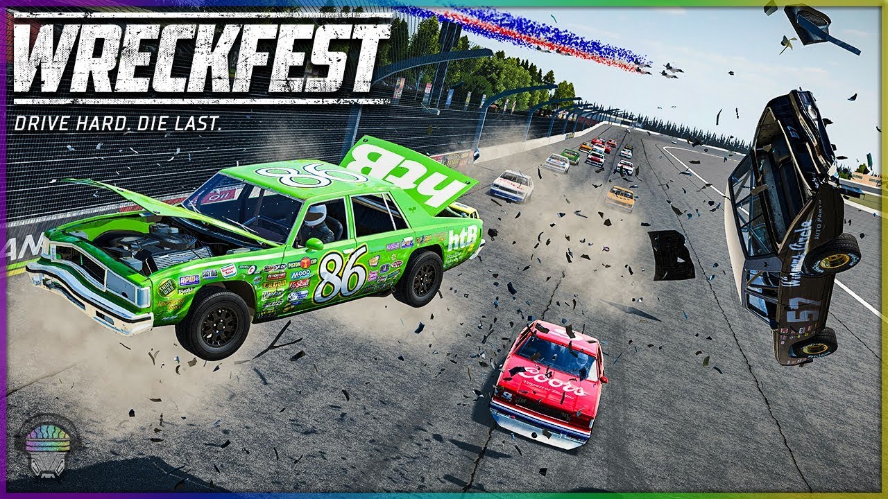 Чик Хикс устраивает резню! | Wreckfest | Мод NASCAR Legends
