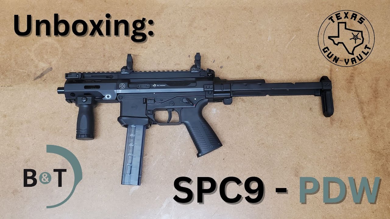 Unboxing: B&T SPC9 PDW (Factory SBR) - & addressing a couple of issues