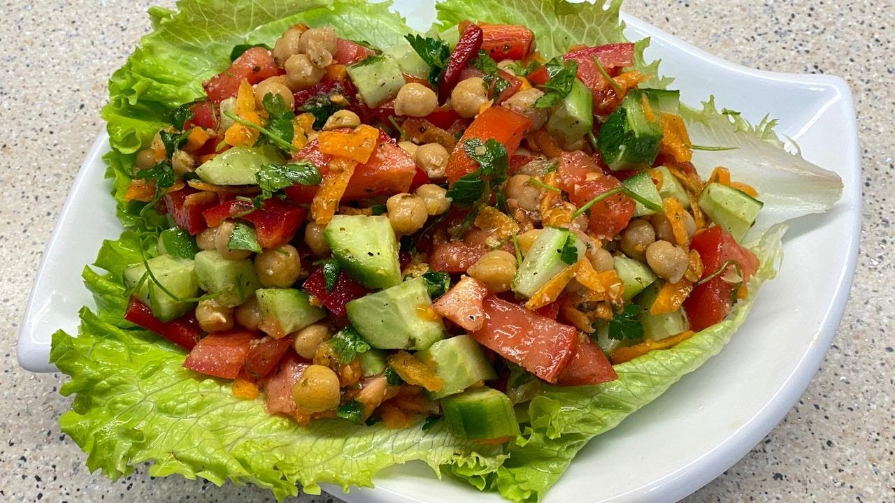 Sallatë me qiqra | Chickpeas salad