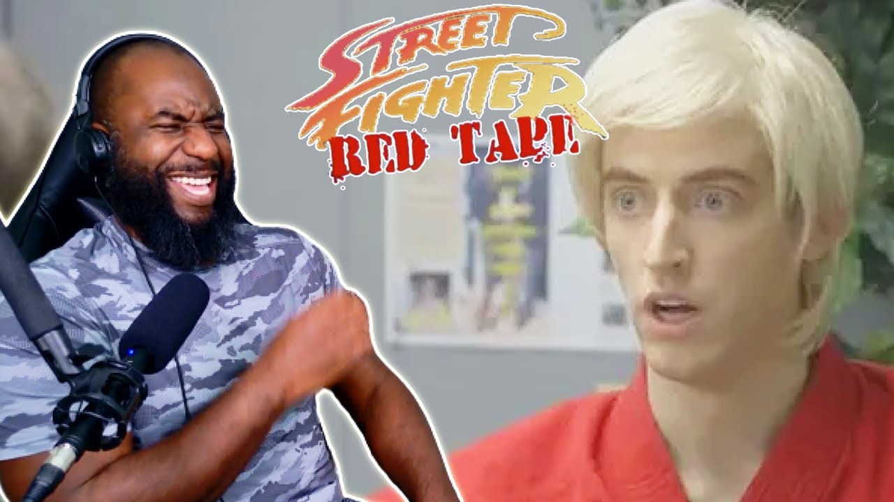 Street Fighter Red Tape — реакция Кена и М. Бизона