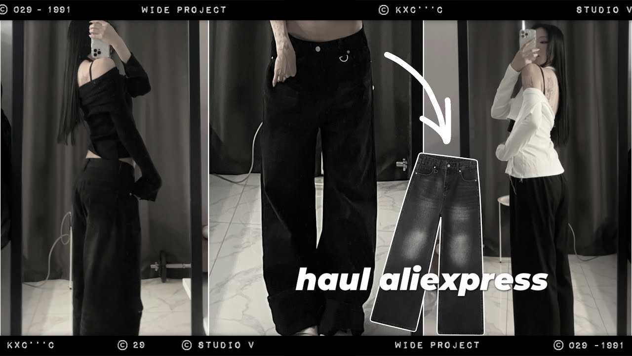[haul] распаковка посылок aliexpress 🤍 / весенние вещи / вещи из pinterest 🐈&zwj;⬛