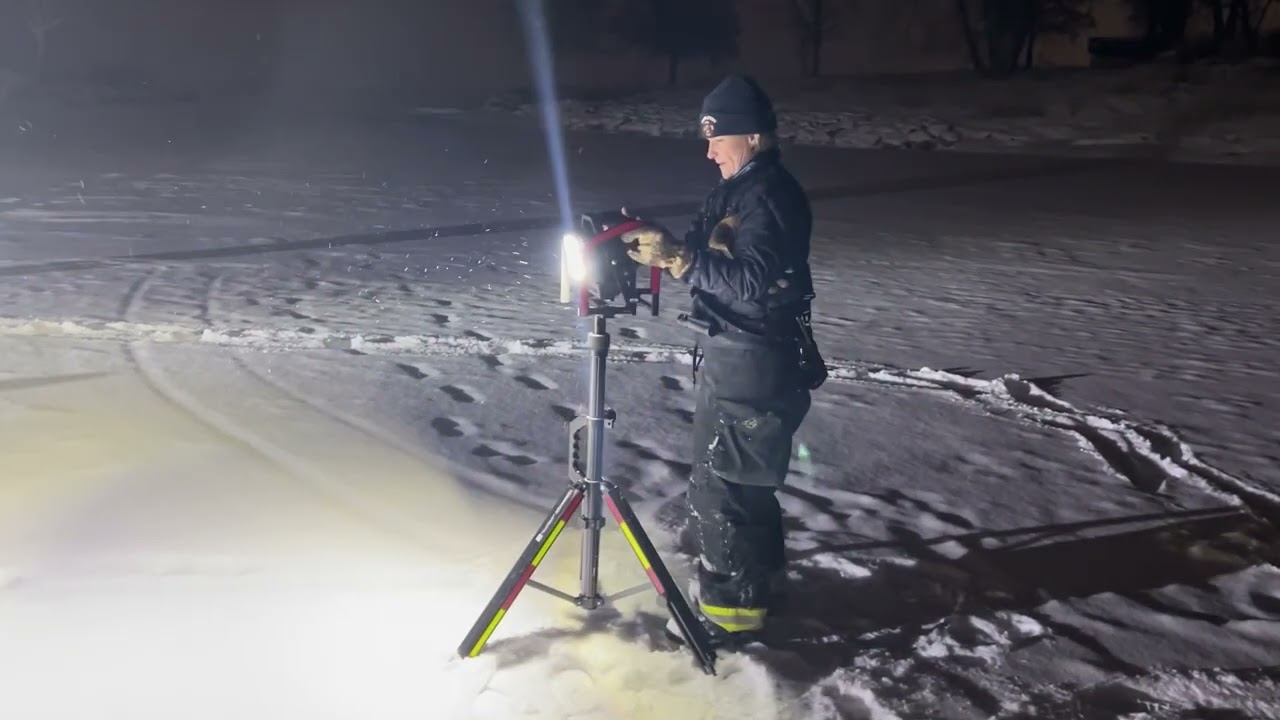 Ice Rescue Field Test with Command Light EOS-RDL Tripod Mount