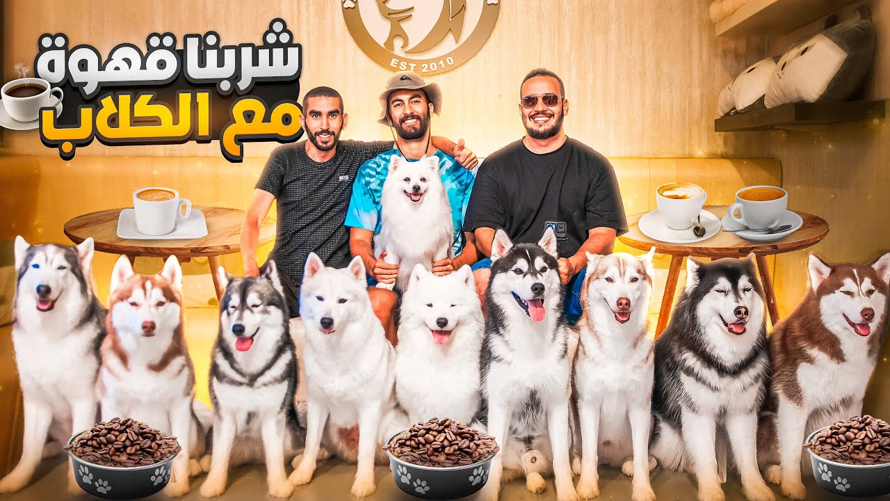دخلنا لأغرب قهوة فالعالم...تقهوينا مع الكلاب😳😂!!