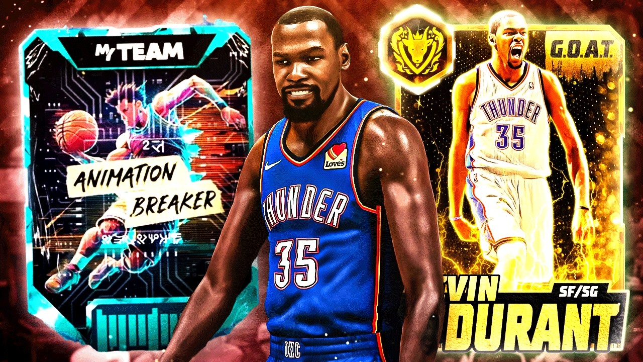 Кевин Дюрант &mdash; величайший игрок в режиме MyTeam в NBA 2K26! (ANIMATION BREAKER GOAT KEVIN DURANT ...