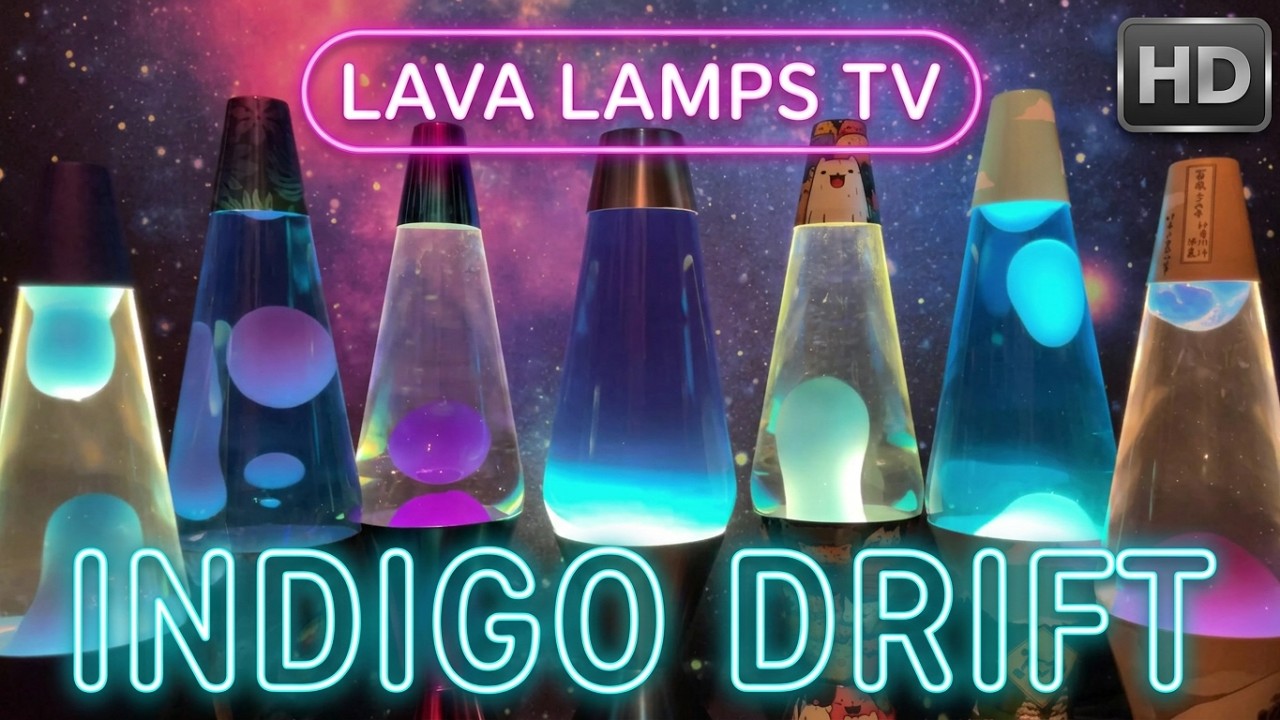 🔴 Panoramic Soundscapes Cool Blue Lava Lamps