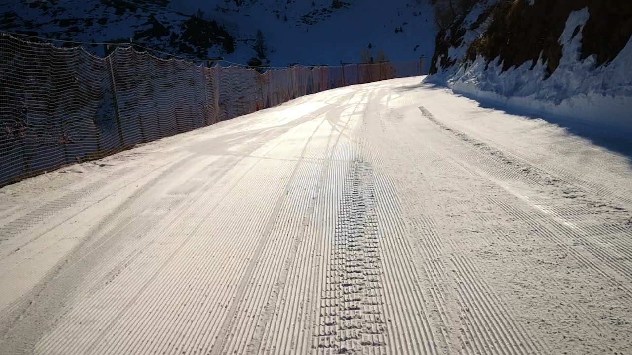 🎿 Красный склон 5 Вальмайоне в зоне SKi Монтекампионе, Италия, Валькамоника
