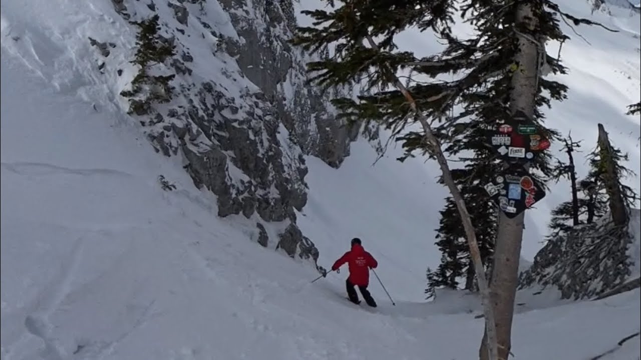 Fresh tracks at Corner Pocket run at Fernie Alpine