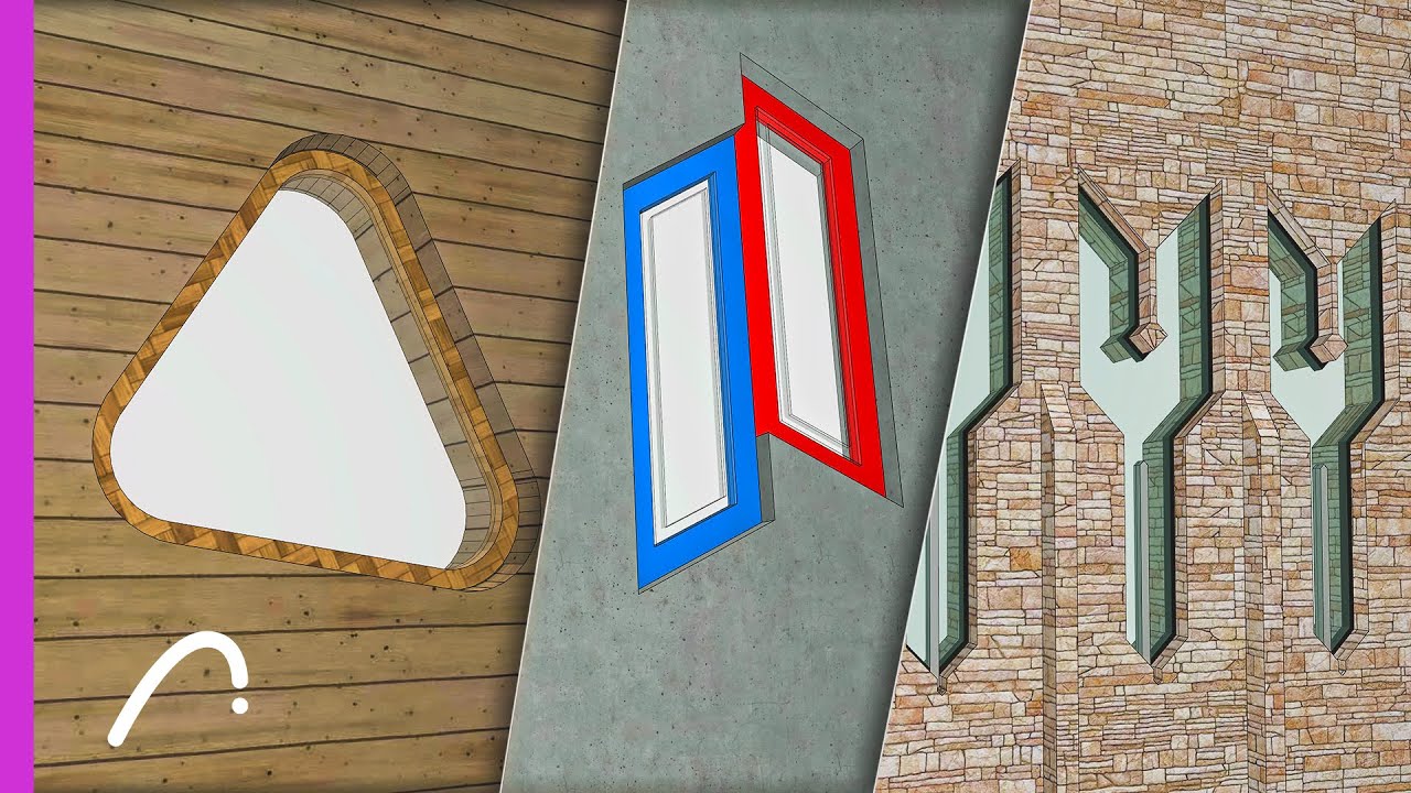 Custom shaped Windows - How to create anything in Archicad