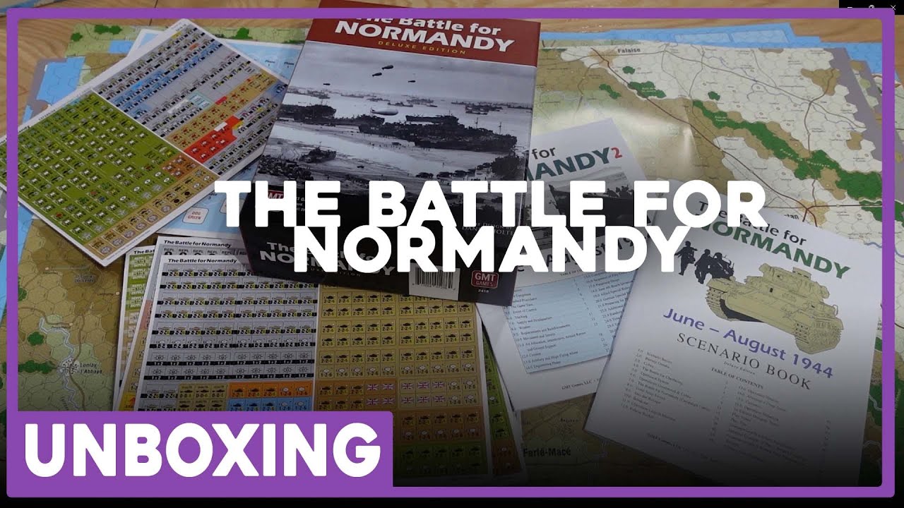 Unboxing | The Battle For Normandy | GMT Games | The Players' Aid